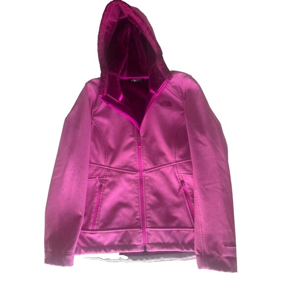 North Face Jacket Womens Medium Pink Lined Wind Rain Resistant Outdoor Classic - Picture 2 of 10